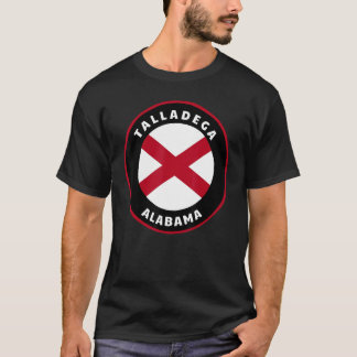 Camiseta Talladega Alabama AL Bandeira Crachá Férias