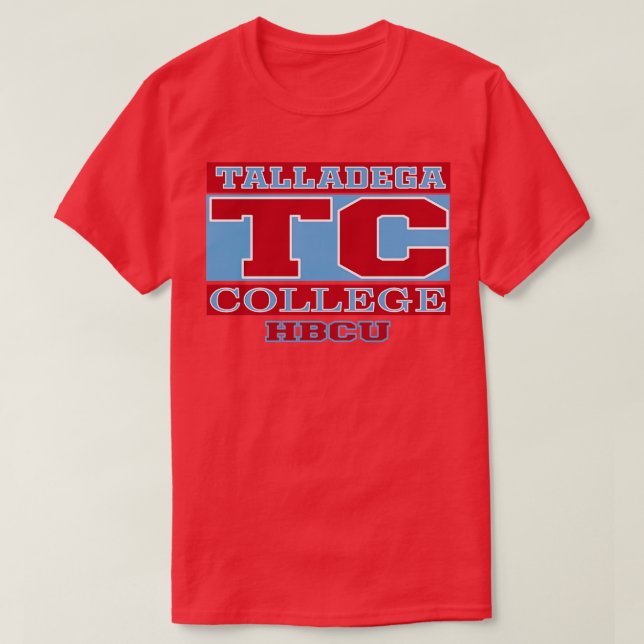 Camiseta Talladega College Roupa 1 (Frente do Design)
