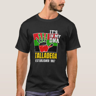 Camiseta Talladega, TC, Vermelho, Preto e Verde HBCU