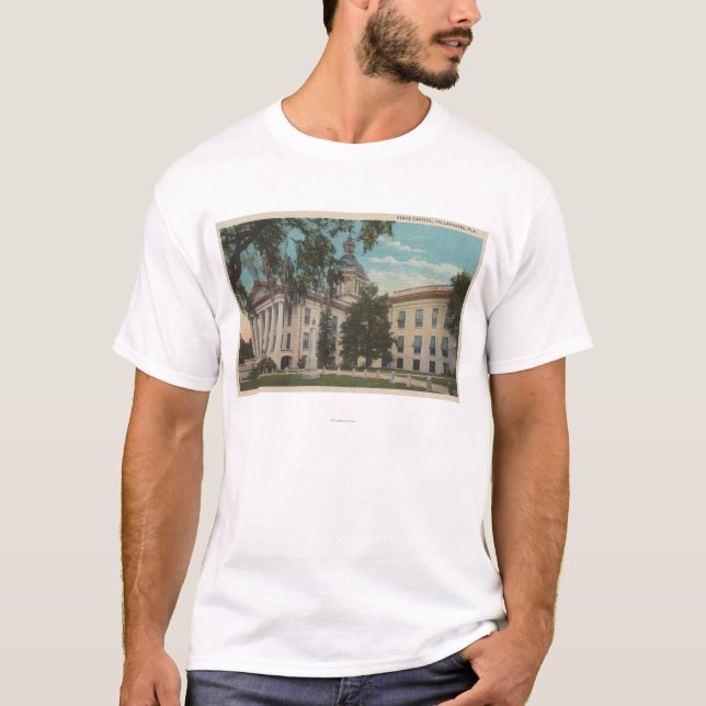 Camiseta Tallahassee, Florida - ideia exterior do estado (Frente)