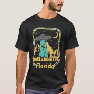 Camiseta Tallahassee Florida Ufo Alienígena Hunter 80s Esta