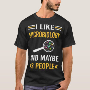 Camiseta Talvez 3 microbiologistas de microbiologia Pessoas