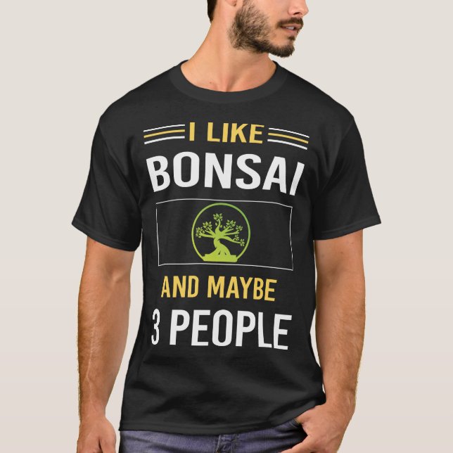 Camiseta Talvez 3 Pessoas Bonsai (Frente)