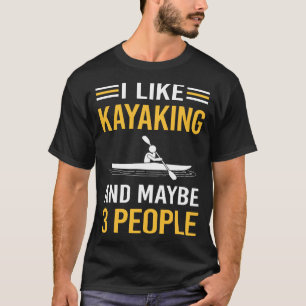 Camiseta Talvez 3 Pessoas Caiaque Caiaquista