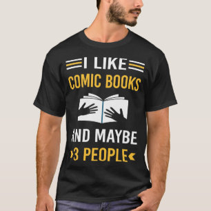 Camiseta Talvez 3 Pessoas Comic Books História em quadrinho