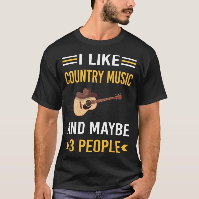 Camiseta Talvez 3 Pessoas Country Music (Frente)