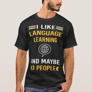 Camiseta Talvez 3 Pessoas Language Learning