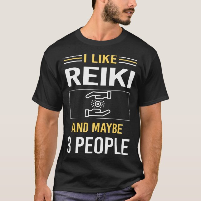 Camiseta Talvez 3 Pessoas Reiki (Frente)