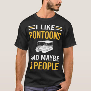 Camiseta Talvez 3 Pontoon Pessoas Pontoon