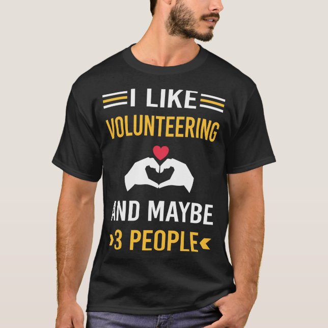 Camiseta Talvez 3 voluntários em Pessoas (Frente)