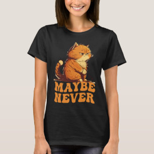 Camiseta Talvez Nunca Gata Vermelha