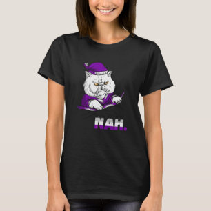 Camiseta Talvez Nunca Nã Asexualidade Ace LGBQA Ansia Gato