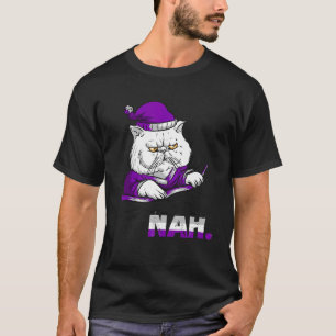 Camiseta Talvez Nunca Nah Asexualidade Ace Lgbqa Gato Bravo