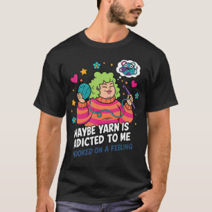 Camiseta Talvez o fio esteja viciado em mim Preso a uma sen