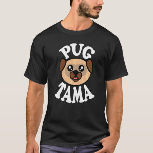 Camiseta Tama de Pug Fofo Masculino