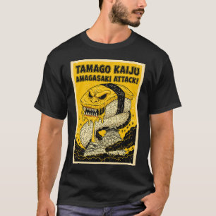 Camiseta Tamago Kaiju Amagasaki Ataque Monstro de Sushi Ret