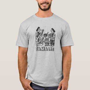 Camiseta Tamales (Codex de Florentine, século XVI)