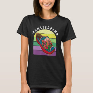 Camiseta Tamancos holandeses sapatos Klomp Holanda souvenir