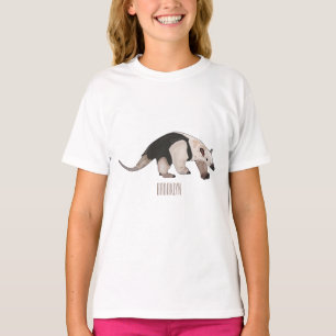 Camiseta Tamandua ilustração de desenho animado