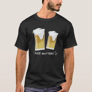 Camiseta Tamanho Importa - Cerveja - Ilustração Divertida