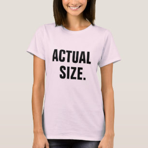 CAMISETA TAMANHO REAL