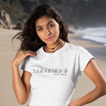 Camiseta Tamarindo Costa Rica Souvenir T-Shirt<br><div class="desc">Pura Vida! Tamarindo,  design de tipografia,  t-shirt de suvenir da Costa Rica para passar tempo na pequena cidade surf de Guanacaste.</div>