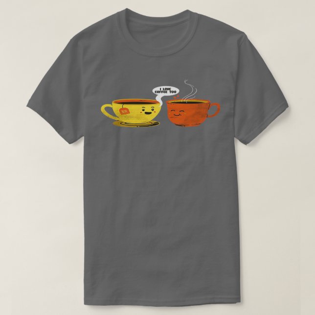 Camiseta também adoro café (Frente do Design)