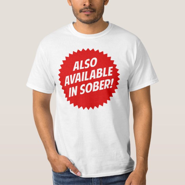 Camiseta Também disponível em sóbrio (Frente)