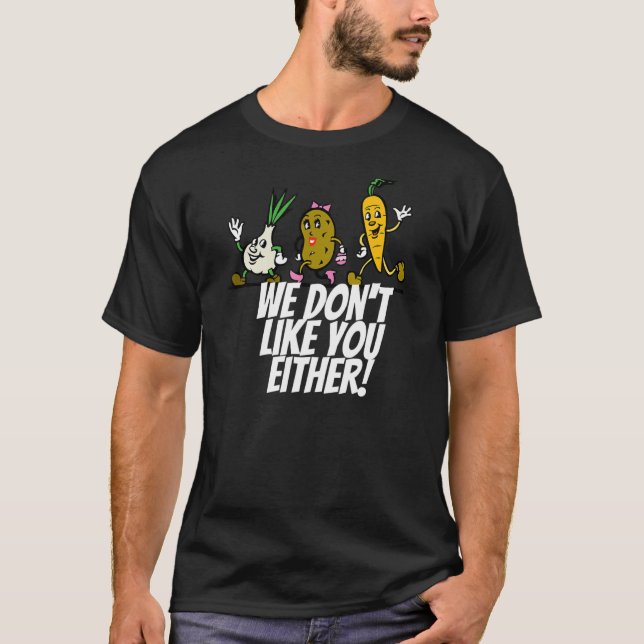 CAMISETA TAMBÉM NÃO GOSTAMOS DE VEGETAIS (Frente)