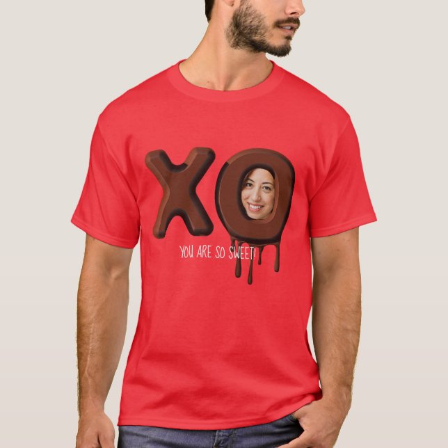 Camiseta TAMBÉM SOU TÃO DOCE! Namorados Engraçado Personali (Frente)