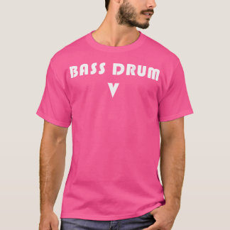 Camiseta Tambor Bass 5 Marching Banda Linha Traseira Impres