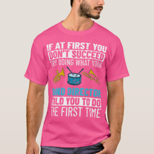 Camiseta Tambor Bass Líder Do Instrumento Musical Marching