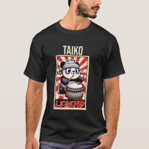 Camiseta Tambor de Taiko Japonês Tradicional