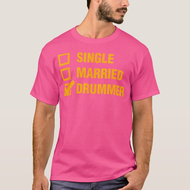 Camiseta Tambor de tambor Banda Musical (Frente)