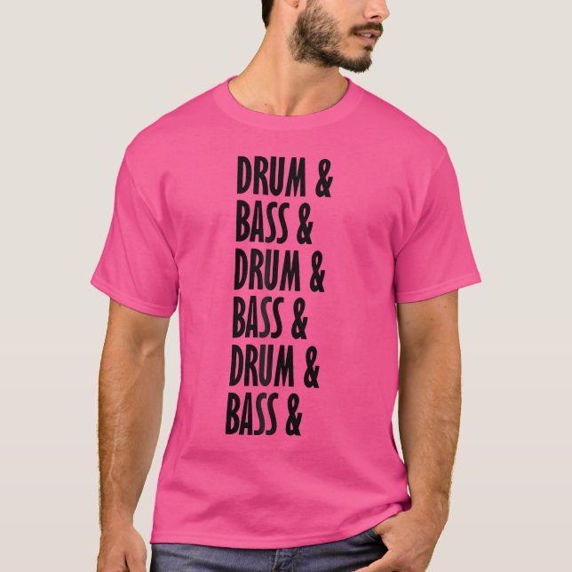 Camiseta Tambor E Bass Música Líquida Da Selva Edm Legal Dr (Frente)