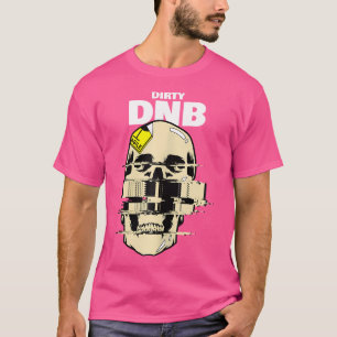 Camiseta Tambor E Bass Sujo Dnb Tambor Crânio N Bass