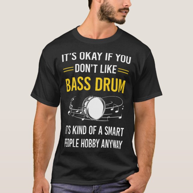 Camiseta Tambor Grave de Pessoas Inteligentes (Frente)
