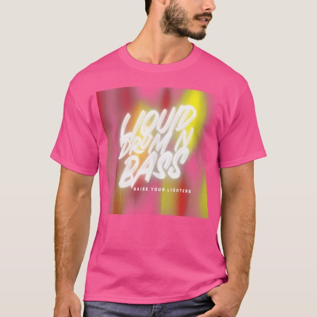 Camiseta Tambor Líquido E Bass Música Dnb Fluido Funk Dubst (Frente)