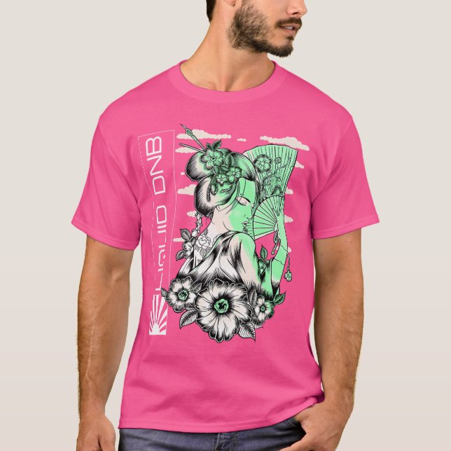 Camiseta Tambor Líquido E Cama Selvagem Edm Dnb Rave (Frente)