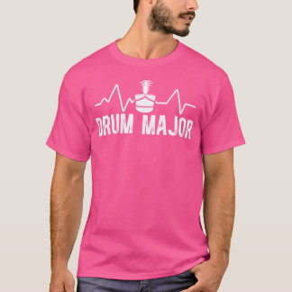 Camiseta Tambor Maiores batimentos cardíacos Marcando Maior
