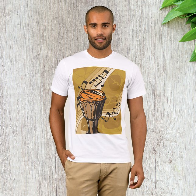 Camiseta Tambor Som Mens T-Shirt (Criador carregado)