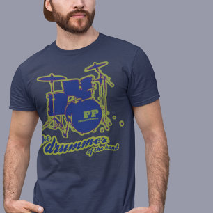Camiseta Tambores Azuis Legal RockTee Personalizado