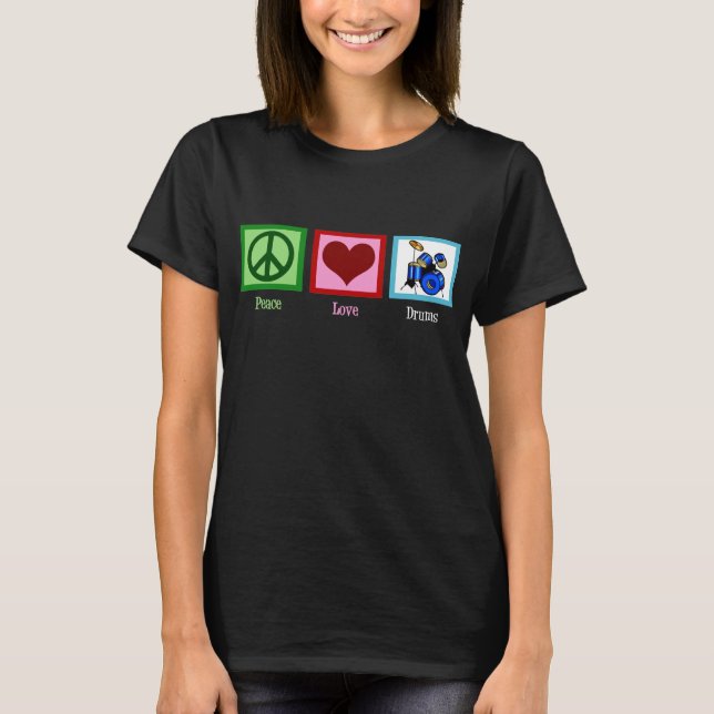 Camiseta Tambores de Amor pela Paz Batem Bocadeiras (Frente)