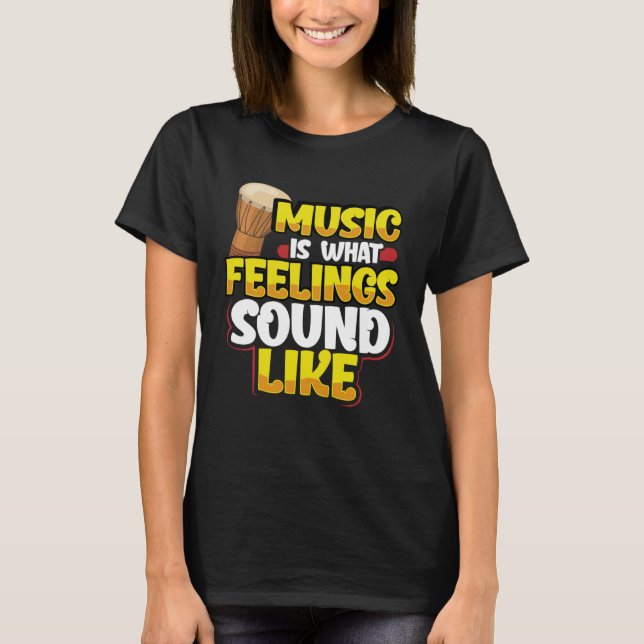 Camiseta Tambores de Bongo (Frente)