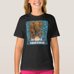 Camiseta Tambores de elefante com água salgada