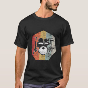 Camiseta Tambores De Presente Para Instrumentos Musicais De