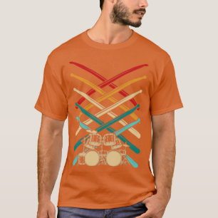 Camiseta Tambores de tambores de perfuração