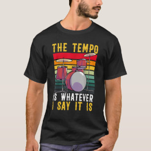 Camiseta Tambores O Tempo É O Que Eu Digo Que São Homens Mu
