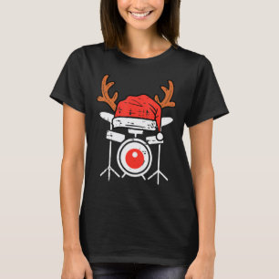 Camiseta Tambores Pijamas de Natal Tambor de Banda