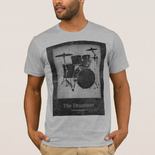 Camiseta Tambores preto e branco legal e na moda